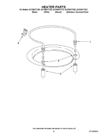 08 - Heater Parts parts for Whirlpool Dishwasher DU1055XTVB2 from AppliancePartsPros.com
