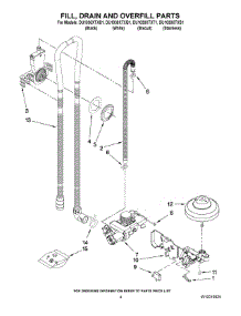 04 - Fill, Drain And Overfill Parts parts for Whirlpool Dishwasher DU1030XTXQ1 from AppliancePartsPros.com