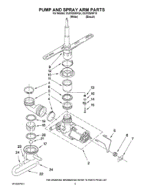 04 - Pump And Spray Arm Parts parts for Whirlpool Dishwasher DU810SWPT4 from AppliancePartsPros.com