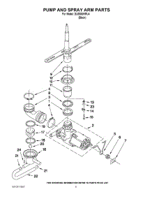 04 - Pump And Spray Arm Parts parts for Whirlpool Dishwasher DU850SWPU4 from AppliancePartsPros.com