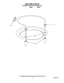 08 - Heater Parts parts for Whirlpool Dishwasher DU1345XTVB1 from AppliancePartsPros.com