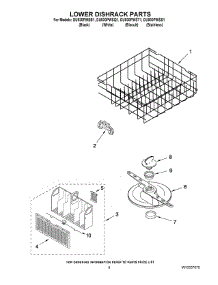 06 - Lower Dishrack Parts parts for Whirlpool Dishwasher DU930PWSQ1 from AppliancePartsPros.com