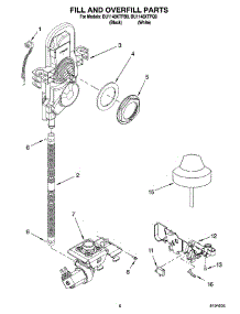 06 - Fill And Overfill Parts parts for Whirlpool Dishwasher DU1148XTPQ9 from AppliancePartsPros.com