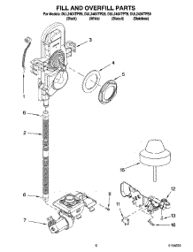 06 - Fill And Overfill Parts parts for Whirlpool Dishwasher DUL240XTPS9 from AppliancePartsPros.com
