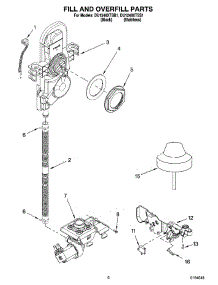 06 - Fill And Overfill Parts parts for Whirlpool Dishwasher DU1248XTSB1 from AppliancePartsPros.com
