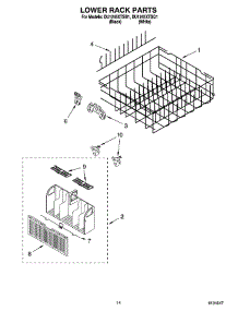 11 - Lower Rack Parts, Optional Parts (Not Included) parts for Whirlpool Dishwasher DU1245XTSB1 from AppliancePartsPros.com