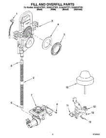 06 - Fill And Overfill Parts parts for Whirlpool Dishwasher GU2451XTSB1 from AppliancePartsPros.com