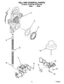 06 - Fill And Overfill Parts parts for Whirlpool Dishwasher DU1201XTSB1 from AppliancePartsPros.com