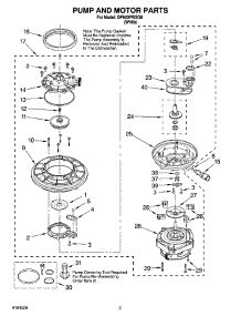 04 - Pump And Motor Parts parts for Whirlpool Dishwasher DP940PWSQ0 from AppliancePartsPros.com