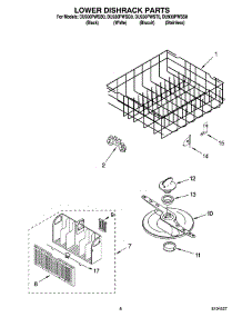 06 - Lower Dishrack Parts, Optional Parts (Not Included) parts for Whirlpool Dishwasher DU930PWSB0 from AppliancePartsPros.com