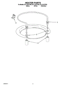 05 - Heater Parts parts for Whirlpool Dishwasher DU1101XTPB8 from AppliancePartsPros.com