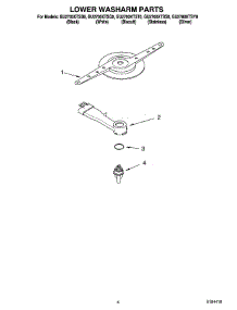 04 - Lower Washarm Parts parts for Whirlpool Dishwasher GU2700XTSQ0 from AppliancePartsPros.com