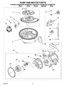 08 - Pump And Motor Parts parts for Whirlpool Dishwasher GU2700XTSQ0 from AppliancePartsPros.com