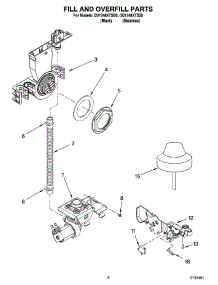 06 - Fill And Overfill Parts parts for Whirlpool Dishwasher DU1248XTSS0 from AppliancePartsPros.com