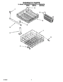 06 - Dishrack Parts, Optional Parts (Not Included) parts for Whirlpool Dishwasher DU840SWPQ2 from AppliancePartsPros.com