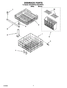 06 - Dishrack Parts, Optional Parts (Not Included) parts for Whirlpool Dishwasher DU810SWPT2 from AppliancePartsPros.com