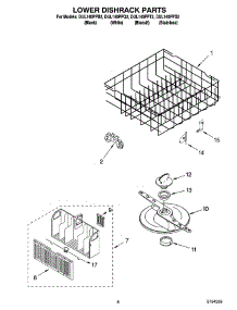 06 - Lower Dishrack Parts, Optional Parts (Not Included) parts for Whirlpool Dishwasher DUL140PPQ2 from AppliancePartsPros.com