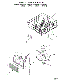06 - Lower Dishrack Parts, Optional Parts (Not Included) parts for Whirlpool Dishwasher DU930PWPS2 from AppliancePartsPros.com