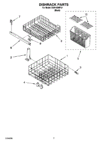 06 - Dishrack Parts, Optional Parts (Not Included) parts for Whirlpool Dishwasher DU810SWPU1 from AppliancePartsPros.com