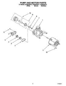 05 - Pump And Motor Parts parts for Whirlpool Dishwasher DU840SWPS1 from AppliancePartsPros.com