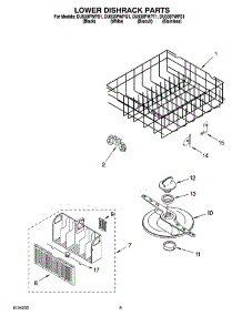 06 - Lower Dishrack Parts, Optional Parts (Not Included) parts for Whirlpool Dishwasher DU930PWPS1 from AppliancePartsPros.com