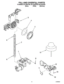 06 - Fill And Overfill Parts parts for Whirlpool Dishwasher DU1145XTPQ6 from AppliancePartsPros.com