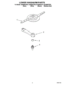 04 - Lower Washarm Parts parts for Whirlpool Dishwasher GU2600XTPQ3 from AppliancePartsPros.com
