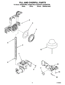 06 - Fill And Overfill Parts parts for Whirlpool Dishwasher GU2500XTPT0 from AppliancePartsPros.com