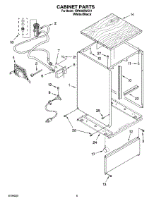 04 - Cabinet Parts parts for Whirlpool Dishwasher 7DP840SWKX1 from AppliancePartsPros.com