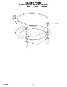 05 - Heater Parts parts for Whirlpool Dishwasher DU1145XTPQ1 from AppliancePartsPros.com