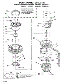 04 - Pump And Motor Parts parts for Whirlpool Dishwasher DU945PWPT0 from AppliancePartsPros.com