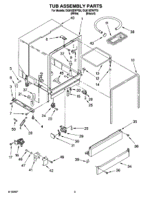 03 - Tub Assembly Parts parts for Whirlpool Dishwasher DU810SWPQ0 from AppliancePartsPros.com
