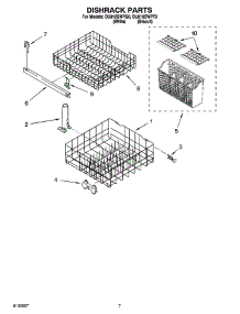 06 - Dishrack Parts, Optional Parts (Not Included) parts for Whirlpool Dishwasher DU810SWPQ0 from AppliancePartsPros.com