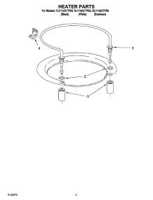 05 - Heater Parts parts for Whirlpool Dishwasher DU1145XTPB0 from AppliancePartsPros.com