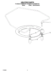 05 - Heater Parts parts for Whirlpool Dishwasher GU2300XTLB3 from AppliancePartsPros.com