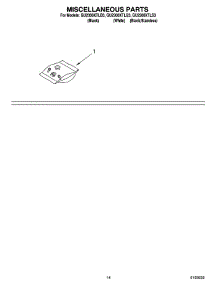 12 - Miscellaneous Parts parts for Whirlpool Dishwasher GU2300XTLQ3 from AppliancePartsPros.com