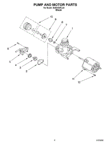 05 - Pump And Motor Parts parts for Whirlpool Dishwasher DU811SWLU0 from AppliancePartsPros.com