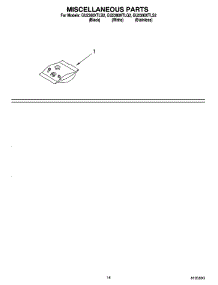 12 - Miscellaneous Parts parts for Whirlpool Dishwasher GU2300XTLQ2 from AppliancePartsPros.com