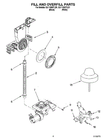 06 - Fill And Overfill Parts parts for Whirlpool Dishwasher GU1108XTLQ1 from AppliancePartsPros.com