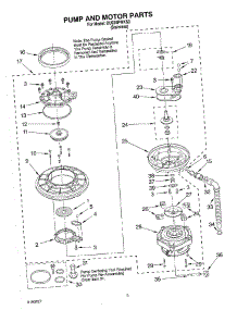 04 - Pump And Motor Parts parts for Whirlpool Dishwasher DU920PWKS0 from AppliancePartsPros.com