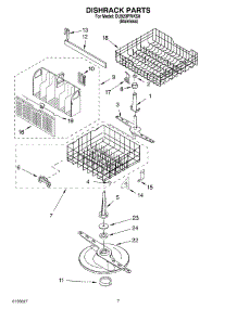 05 - Dishrack Parts parts for Whirlpool Dishwasher DU920PWKS0 from AppliancePartsPros.com