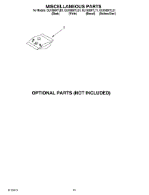 12 - Miscellaneous Parts parts for Whirlpool Dishwasher GU1500XTLQ1 from AppliancePartsPros.com