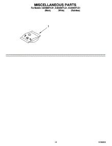 12 - Miscellaneous Parts parts for Whirlpool Dishwasher GU2300XTLB1 from AppliancePartsPros.com