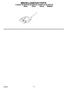 12 - Miscellaneous Parts Optional Parts (Not Included) parts for Whirlpool Dishwasher DUL300XTLQ0 from AppliancePartsPros.com