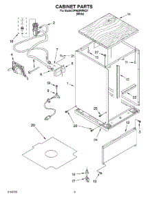 06 - Cabinet parts for Whirlpool Dishwasher DP940PWKQ1 from AppliancePartsPros.com
