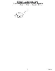 07 - Miscellaneous Parts Optional Parts parts for Whirlpool Dishwasher DU943PWKB0 from AppliancePartsPros.com