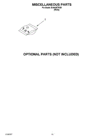 12 - Miscellaneous, Optional parts for Whirlpool Dishwasher DU640XTKQ0 from AppliancePartsPros.com