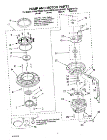 04 - Pump And Motor Parts parts for Whirlpool Dishwasher DU943PWKQ0 from AppliancePartsPros.com