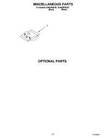 07 - Miscellaneous, Optional parts for Whirlpool Dishwasher DU950PWKQ1 from AppliancePartsPros.com