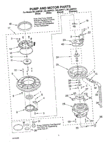 04 - Pump And Motor Parts parts for Whirlpool Dishwasher DUL200PKQ1 from AppliancePartsPros.com